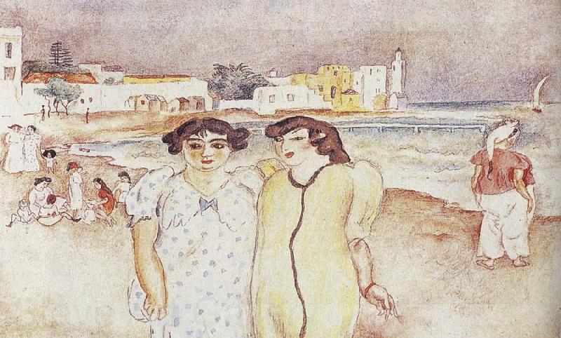 Jules Pascin River Norge oil painting art